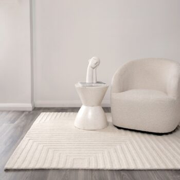 Nordic Nest Felix Cream Wool Rug