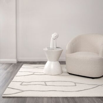 Nordic Nest Souk Cream / Grey Wool Rug