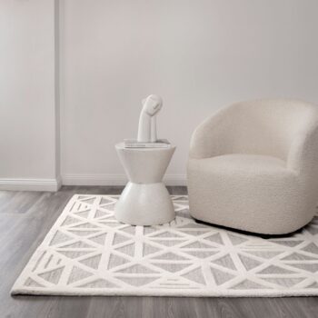Nordic Nest Trilogy Greige Wool Rug