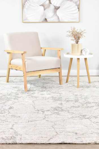 Nirvana Plush Pile Contemporary Grey Rug