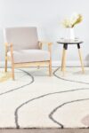Zen Serenity Cream Contemporary Rug