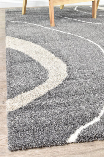 Zen Serenity Grey Ripple Rug