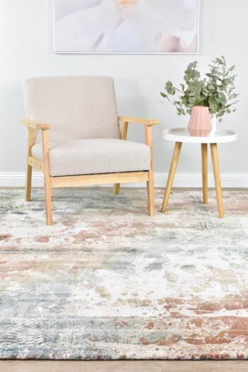 Zenith Multi Rust Contemporary Rug