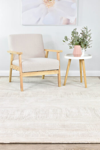 Zenith Washed Beige Neutral Contemporary Rug