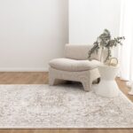 Symphony Medallion Cream and Beige Rug