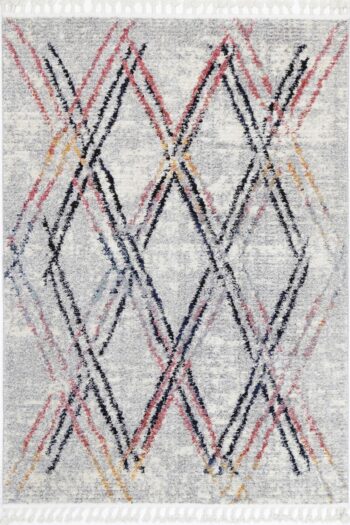 Cassandra Grey Muti Line Rug