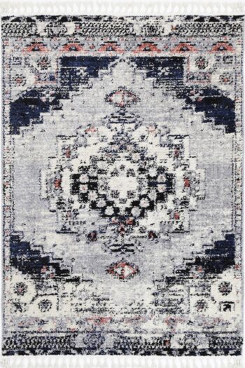 Cassandra Blue Grey Oriental Rug