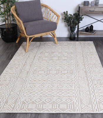 Hayes Tribal Beige Rug