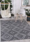 Cabana Marrakesh Indoor/Outdoor Charcoal Rug