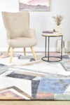 Zenith Multi Geometric Modern Rug