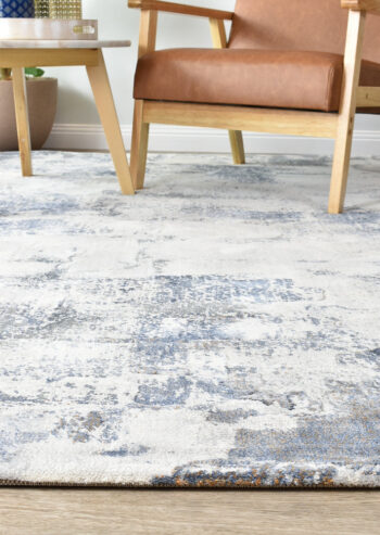 Zenith Blue Grey Contemporary Rug