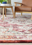 Zenith Red Green Ivory Traditional Rug