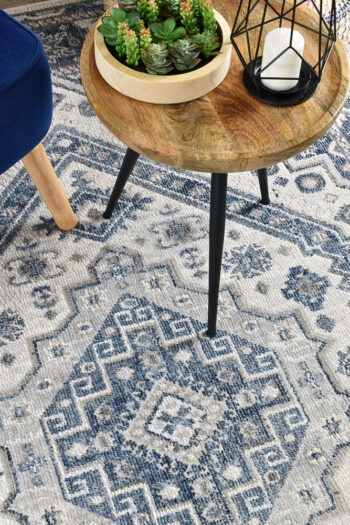 Ocean Breeze Blue Transitional Rug