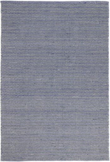 Myra Natural Wool Blue Striped Rug
