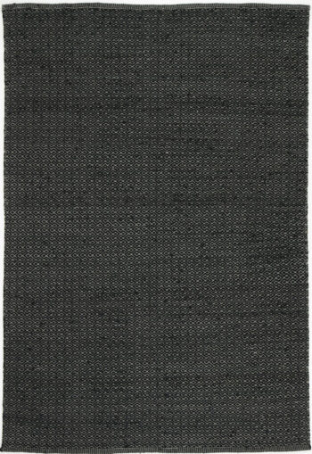 Myra Natural Wool Black Diamond Rug