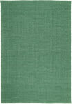 Myra Natural Wool Green Diamond Rug