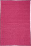 Myra Natural Wool Hot Pink Diamond Rug