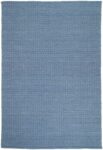 Myra Natural Wool Blue Diamond Rug