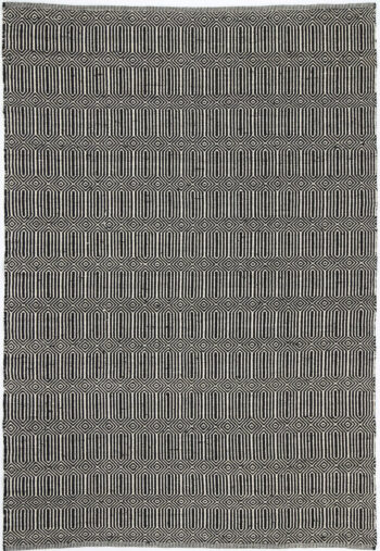 Myra Natural Wool Black Line Rug