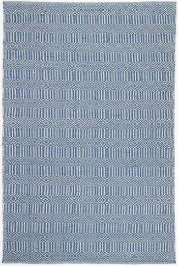 Myra Natural Wool Blue Line Rug