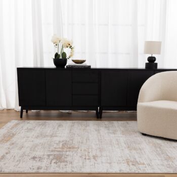 Harbour Haven Abstract Beige Rug