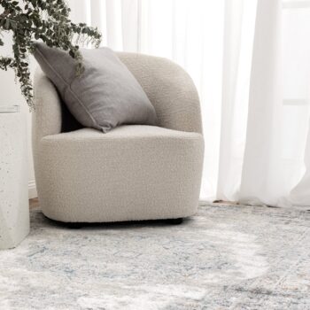 Harbour Haven Medallion Blue Rug