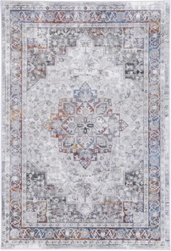 Drift Tribal Grey Multi Floral Rug