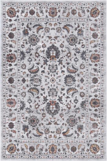 Drift Dark Grey Charcoal Floral Rug
