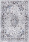 Drift Grey Multi Floral Traditional Rug