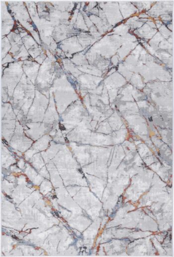 Drift Grey Multi Marble Abstract Rug