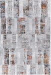 Drift Grey Rust Abstract Rug