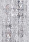 Drift Grey Multi Diamond Transitional Rug