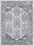 Alpine White Grey Traditional Rug