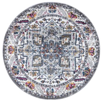 Alpine Multi Traditional Round Rug