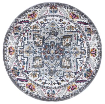 Alpine Multi Traditional Round Rug