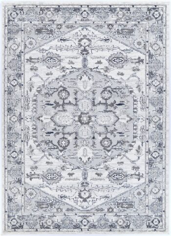 Alpine Grey White Rug