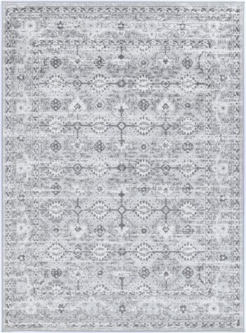 Alpine Grey White Ancient Rug