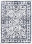 Alpine Navy Cream Traditional Rug