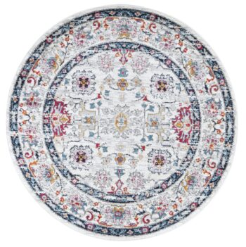 Alpine Traditional Multi Round Rug