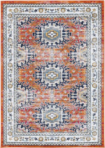 Alpine Rust Multi Traditional Rug