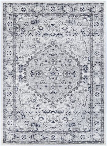 Alpine Cream Navy Floral Rug