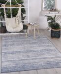 Cabana Rome Indoor/Outdoor Blue Rug