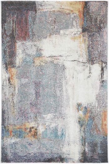 Clara Aveza Abstract Grey Rug