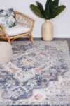 Clara Alexander Transitional Navy Multi Rug