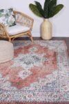 Clara Brentwood Transitional Rust Rug