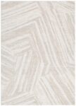 Haven Geo Lines Beige Cream Rug