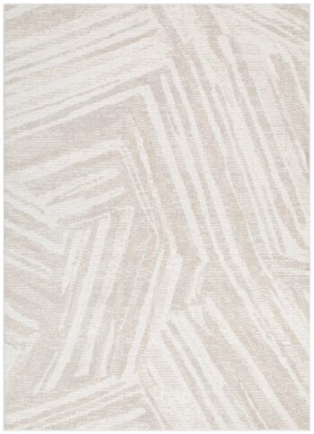 Haven Geo Lines Beige Cream Rug