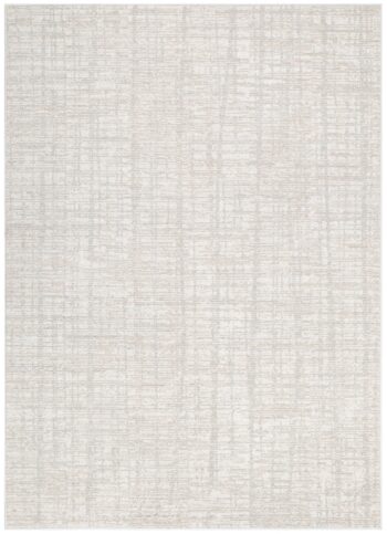Haven Distressed Lines Grey Beige Rug
