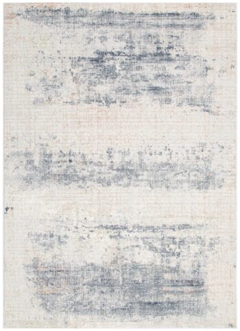 Haven Distressed Splash Beige Blue Rug