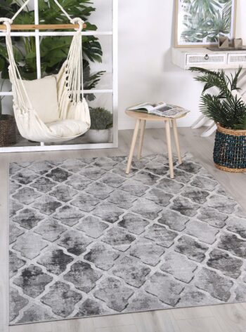 Cabana Trellis Indoor/Outdoor Grey Rug
